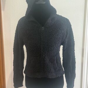 SKIMS Women's Black Fleece Jacket